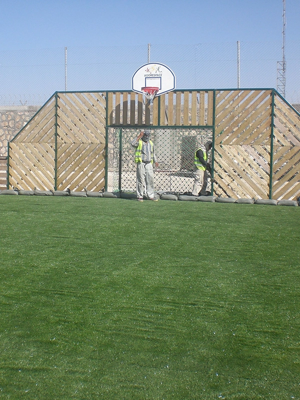 Fußballplatz Afghanistan Meymaneh